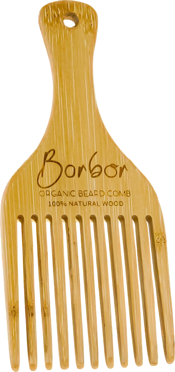 BARBOR Natural Wood Beard Comb