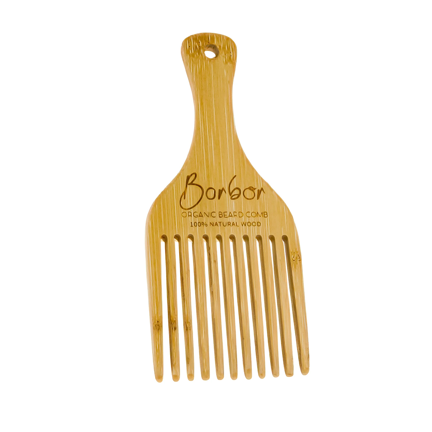 BARBOR Natural Wood Beard Comb product view